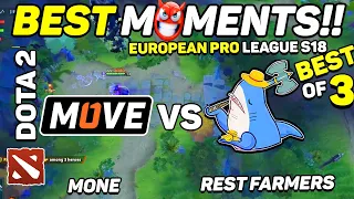 One Move vs rest farmers - HIGHLIGHTS - European Pro League S18 | Dota 2