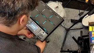 roland spd sx pro unboxing and sound test