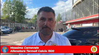 Campobasso FC-Termoli 1920 1-1 | Intervista mister Carnevale