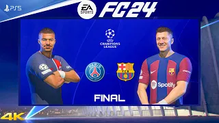 FC 24 - Barcelona Vs PSG - Champions League Final 23/24 | PS5™ [4K60]