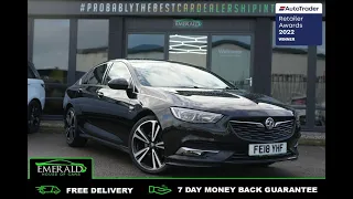 2018 18 VAUXHALL INSIGNIA GRAND SPORT 2.0 SRI VX-LINE NAV 5D FE18YHF