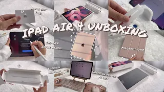 iPad Air 4 unboxing with Apple Pencil and accessories + links for all the accessories