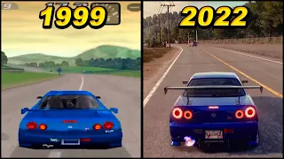 Evolution of Brian´s Blue Skyline in Need for Speed (1999-2022) | EVOLUTION BS