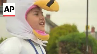 Nine-year-old boy wins European seagull impersonation championship