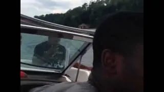 Video: Nick Saban Drives Speed Boat While His Alabama Players Go Tubing