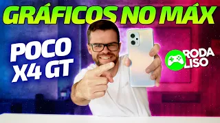 POCO X4 GT é bom para jogar? // Teste de jogos RODA LISO