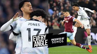 TRENT - GAKPO - GOAL! Every angle of Cody's strike at West Ham!