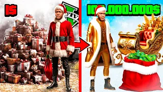 PASO de SANTA CLAUS POBRE a RICO en GTA 5!