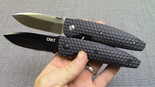 CRKT Aux Lucas Burnley Liner Lock Knife "Walk-Around" - Knives Plus