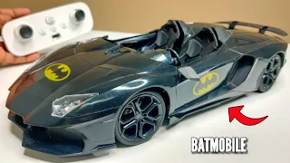 RC Fastest Lamborghini Centenario Batman Edition Car Unboxing  & Testing - Chatpat toy tv