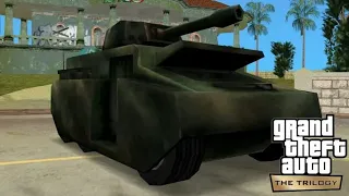 How to get a tank in GTA3