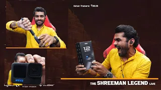 Shreeman dada ka new goPro ￼🎥 unboxing  dada ke अंदाज मे 😂￼| shreeman legend live