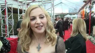 Madonna - HFPA Red Carpet Interview- Golden Globes 2012