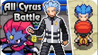 Pokemon Diamond & Pearl - All Galactic Boss Cyrus Battles (1080p60)