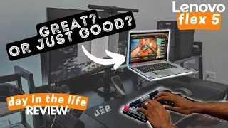 LENOVO IDEAPAD FLEX 5 - A Day in the Life Review (Gaming, Video Editing, Battery Test)