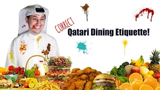 #QTip: Qatari dining etiquette (What to do when you eat with Arabs)