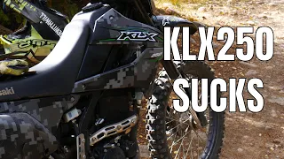 Why I REGRET buying the NEW KLX250 vs the new KLX300