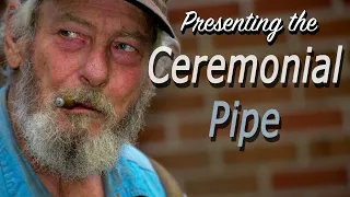 Ceremonial pipe: Mountain man Jack McKey discusses the ceremonial pipe he carved from stone.