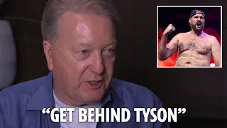 Frank Warren close to tears discussing Tyson Fury's mental health battles ahead of Usyk bout