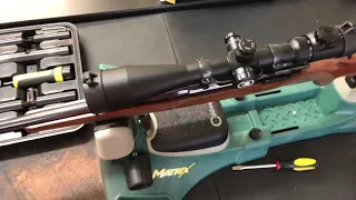 Floated barrel on Ruger M77 M2 Hawkeye