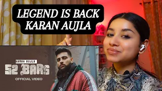 52 Bars Karan Aujla | Ikky | Four You EP | First Song | Latest Punjabi Songs REACTION VIDEO 2023