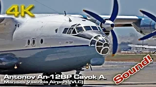 Antonov An-12BP [4K] UR-CBG Cavok Airlines (Sound!)