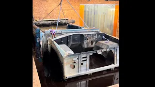 Chemical dipping a 1971 Ford Bronco