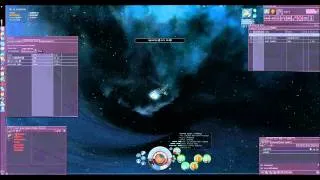 EVE Online 100MN Tengu and Bait drake vs Onyx, Huginn, and Gila