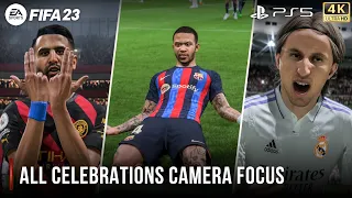 FIFA 23 | All Celebrations Camera Focus  | PS5™ 4K 60FPS