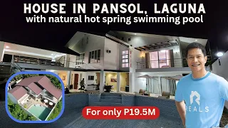 For Sale House in Pansol, Laguna with Natural Hot Spring Swimming Pool