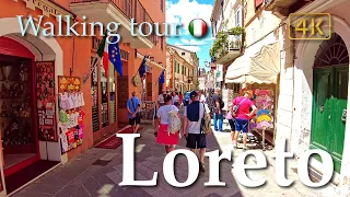 Loreto (Marche), Italy【Walking Tour】History in Subtitles - 4K