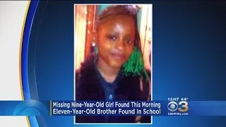 Philadelphia Police Find Missing 9-Year-Old Girl