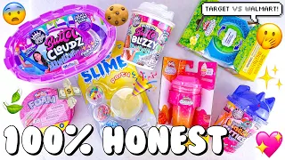 Target vs Walmart Store Bought Slime Review 💖 Under $10