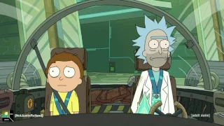 Rick and morty 3x06 Rest and Ricklaxation comic con Car scene Uncensored