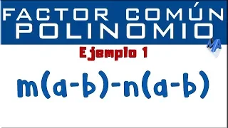 Factoring by Common Factor Polynomial | Example 1