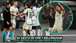 El GESTO de VINICIUS con BELLINGHAM, La RAZÓN por la que TONI KROOS FUE ABUECHEADO en ARABIA