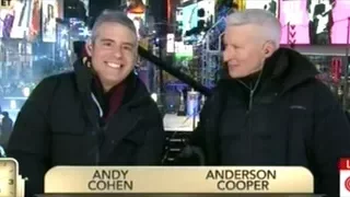 "You Sound Like You're On Heroin Or Something...?" NYE Co-Host Andy Cohen Tells Anderson Cooper