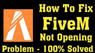 How to Fix Error Fivem Not Open / Working Problem - FiveM All Problem Solved 2020