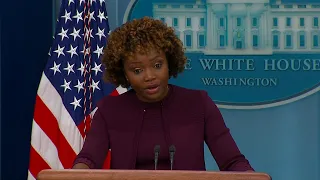 WATCH LIVE: White House press briefing with Press Sec Karine Jean-Pierre