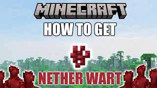 Ultimate Guide: HOW TO FIND and Harvest NETHER WART in Minecraft's Nether Fortress