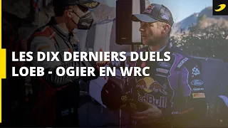 Les dix derniers duels entre Sébastien Loeb et Sébastien Ogier en WRC