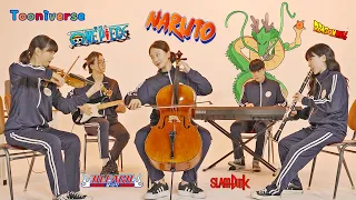 Weekly Jump Mash up cover  | Naruto, Slam Dunk, One Piece, Bleach, Dragon Ball