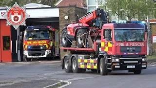 RARE USAR MANITOU + WATER CARRIER *TRIPLE* Turnout - Hampshire Fire and Rescue Eastleigh