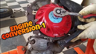 Converting Vespa engine to electric start - 1