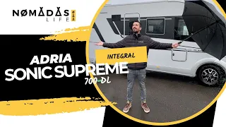 ADRIA SONIC SUPREME 700 DL - autocaravana integral nueva 🚐💨 Nomadas Life