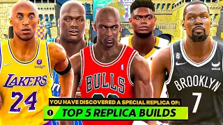My Top 5 Replica Builds on NBA 2K23!