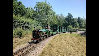 Southern Steam in Miniature on the Eastleigh Lakeside Railway - 25/06/2023