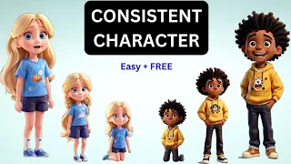 Create A Consistent Character With AI for FREE!!! | Easiest Method Yet
