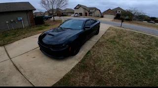 Morning pov drive in my catless rt charger!!🔥🔊#rtcharger #moparornocar #viral #straightpipe #mopar