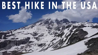 Hiking at Mount Rainier: Skyline loop trail